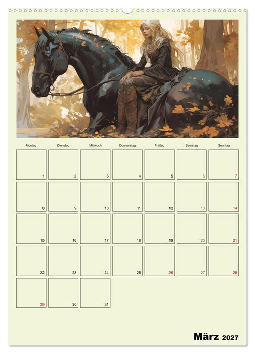 Im Zauberwald. Mystische Fabelwesen (CALVENDO Wandkalender 2027)