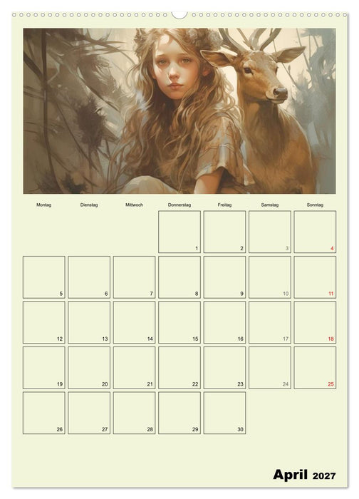 Im Zauberwald. Mystische Fabelwesen (CALVENDO Wandkalender 2027)