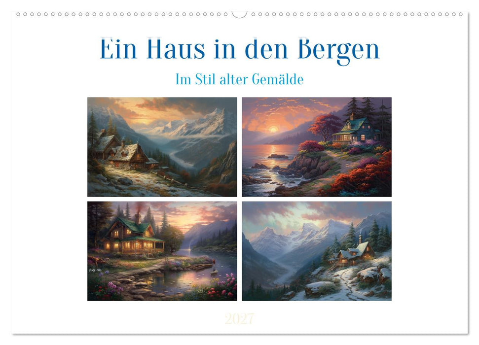 Ein Haus in den Bergen (CALVENDO Wandkalender 2027)