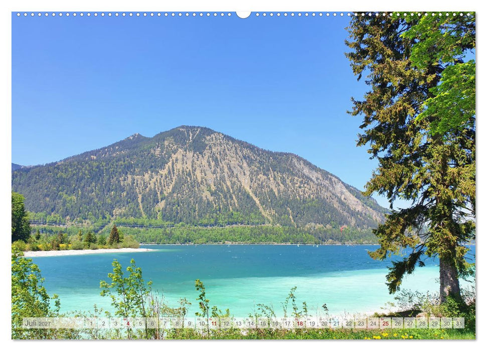 Seen am Alpenrand - Bilderbuchlandschaften in Oberbayern (CALVENDO Premium Wandkalender 2027)