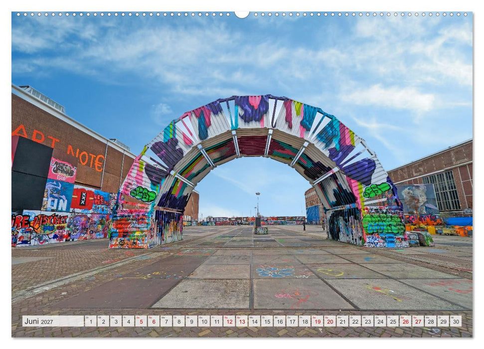 Amsterdam am Tag und bei Nacht (CALVENDO Wandkalender 2027)
