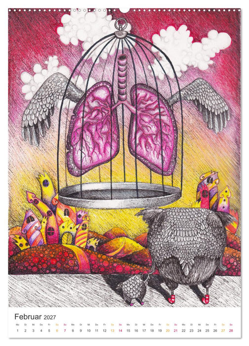 Das geheime Leben der Organe (CALVENDO Wandkalender 2027)