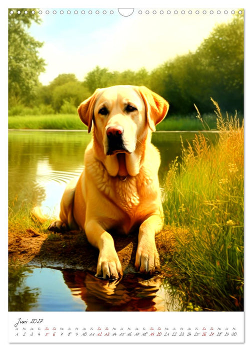 Der Labrador (CALVENDO Wandkalender 2027)