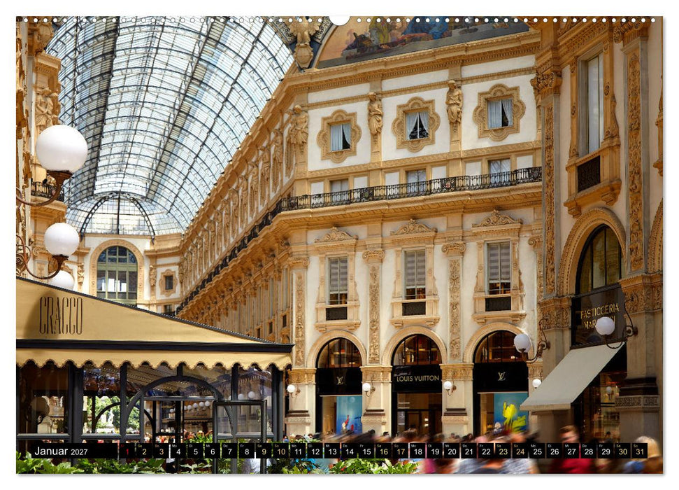 One Day Mailand (CALVENDO Premium Wandkalender 2027)