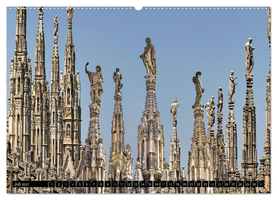 One Day Mailand (CALVENDO Premium Wandkalender 2027)