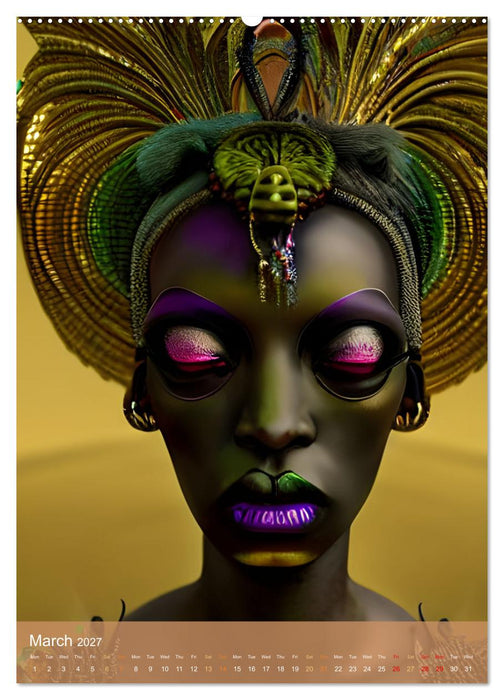 Voodoo Queens (CALVENDO Monthly Calendar 2027)