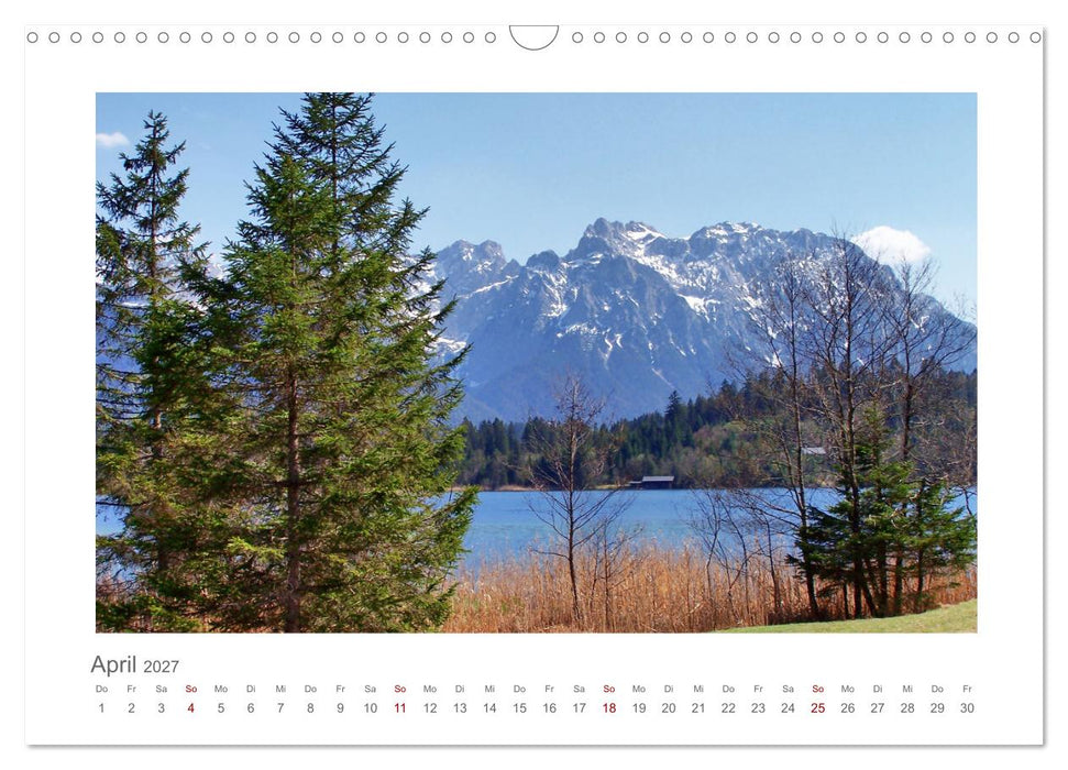 Mein Barmsee - Rund um die Perle im Werdenfelser Land (CALVENDO Wandkalender 2027)
