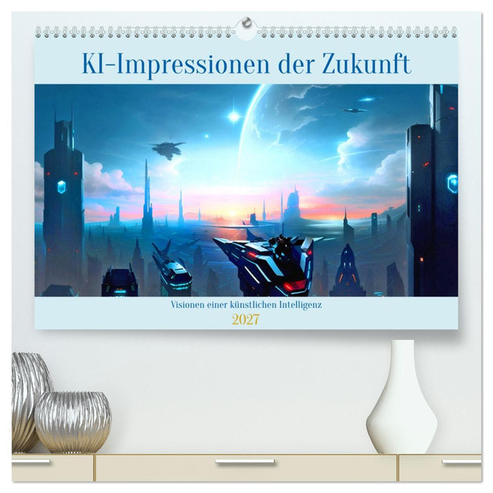 KI-Impressionen der Zukunft (CALVENDO Premium Wandkalender 2027)