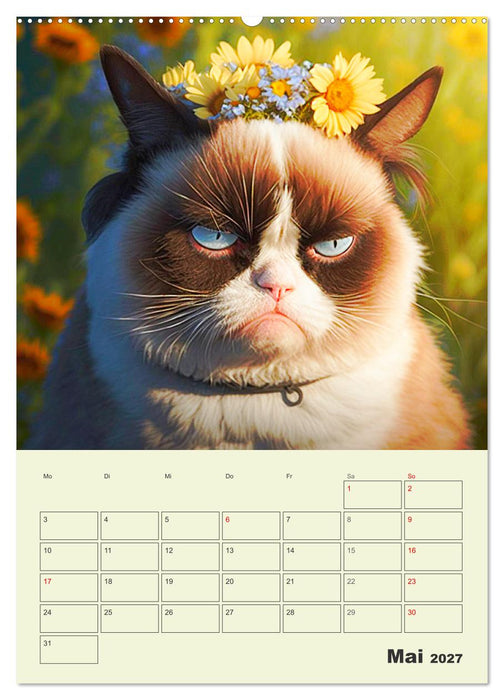 Jetzt ist die Katze aus dem Sack! Katzenspaß vom Feinsten! (CALVENDO Wandkalender 2027)