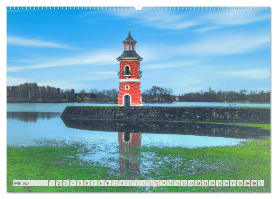 Ostschönheit Sachsen - Das Märchenland der Burgen und Felsen (CALVENDO Wandkalender 2027)