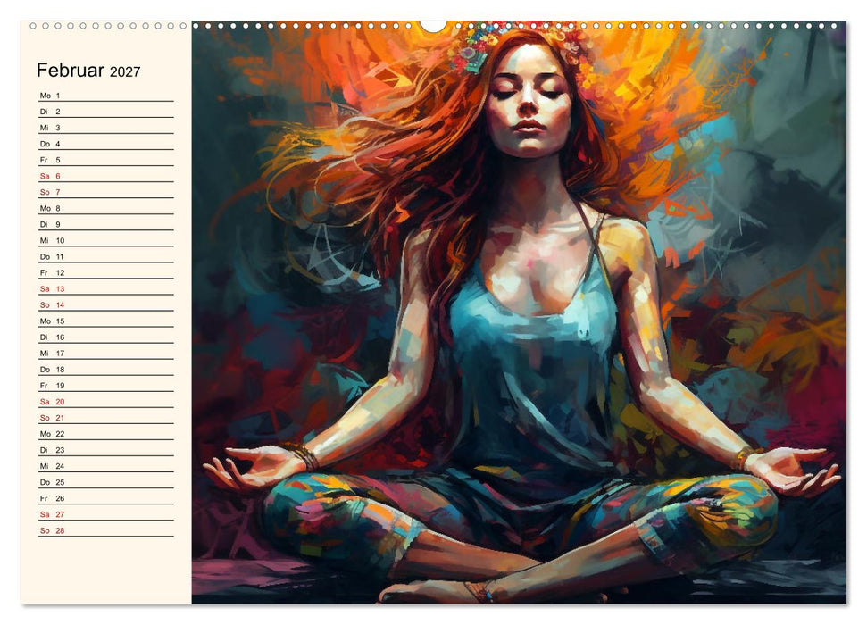 Stille, Stärke und Yoga (CALVENDO Wandkalender 2027)