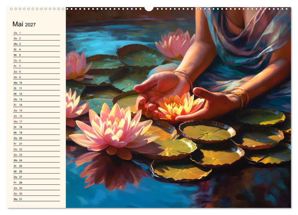 Stille, Stärke und Yoga (CALVENDO Wandkalender 2027)