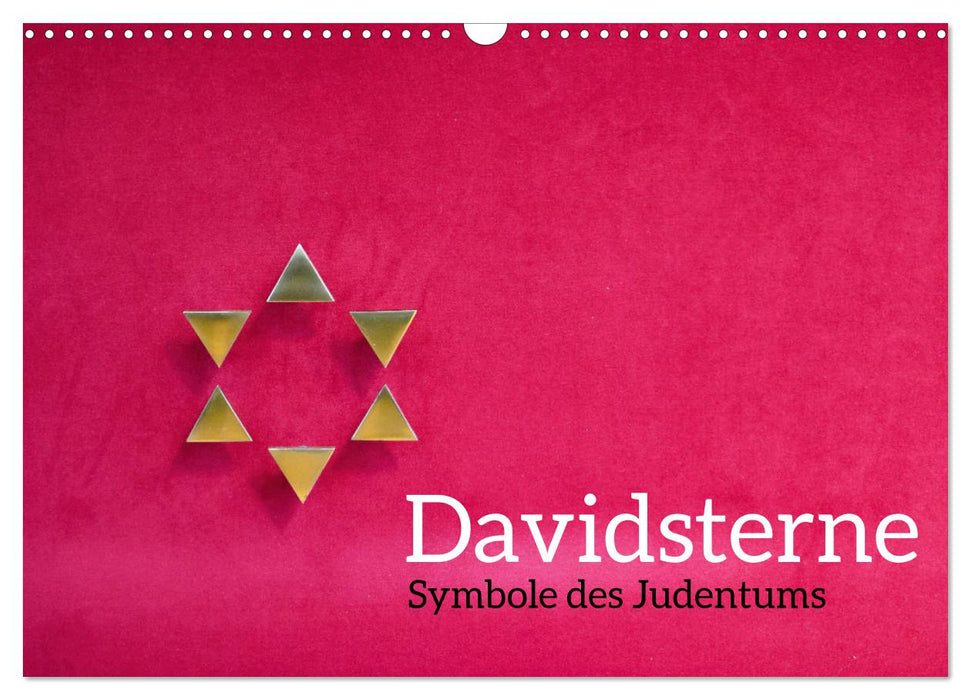 Davidsterne als Symbole des Judentums (CALVENDO Wandkalender 2027)