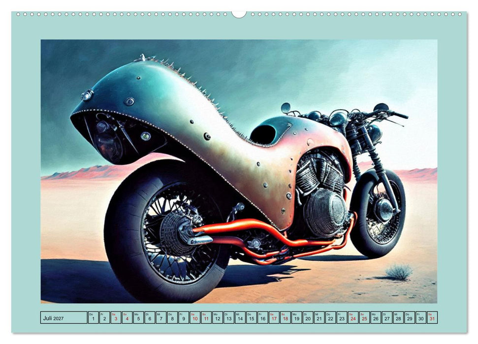 Höllisch heiße Monster Maschinen (CALVENDO Premium Wandkalender 2027)