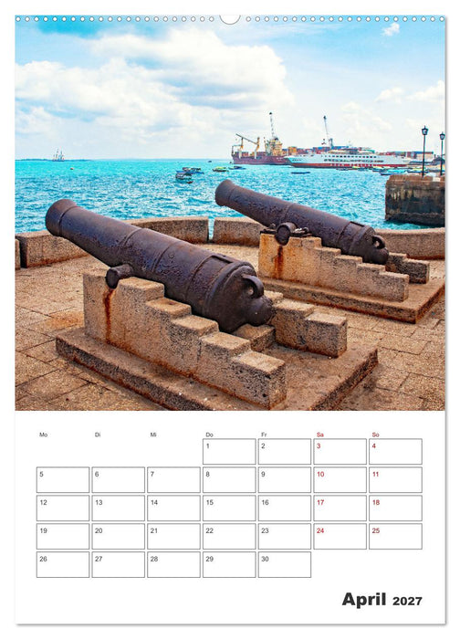 Sansibar - Küstenstadt mit Charme (CALVENDO Wandkalender 2027)