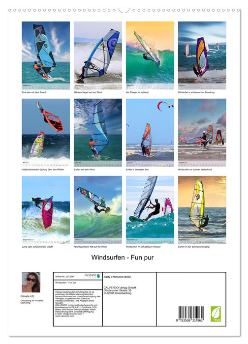 Windsurfen - Fun pur (CALVENDO Premium Wandkalender 2027)