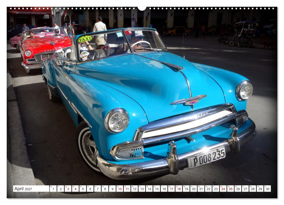 Best of Chevy DeLuxe - Ein Traumcabrio in Kuba (CALVENDO Wandkalender 2027)