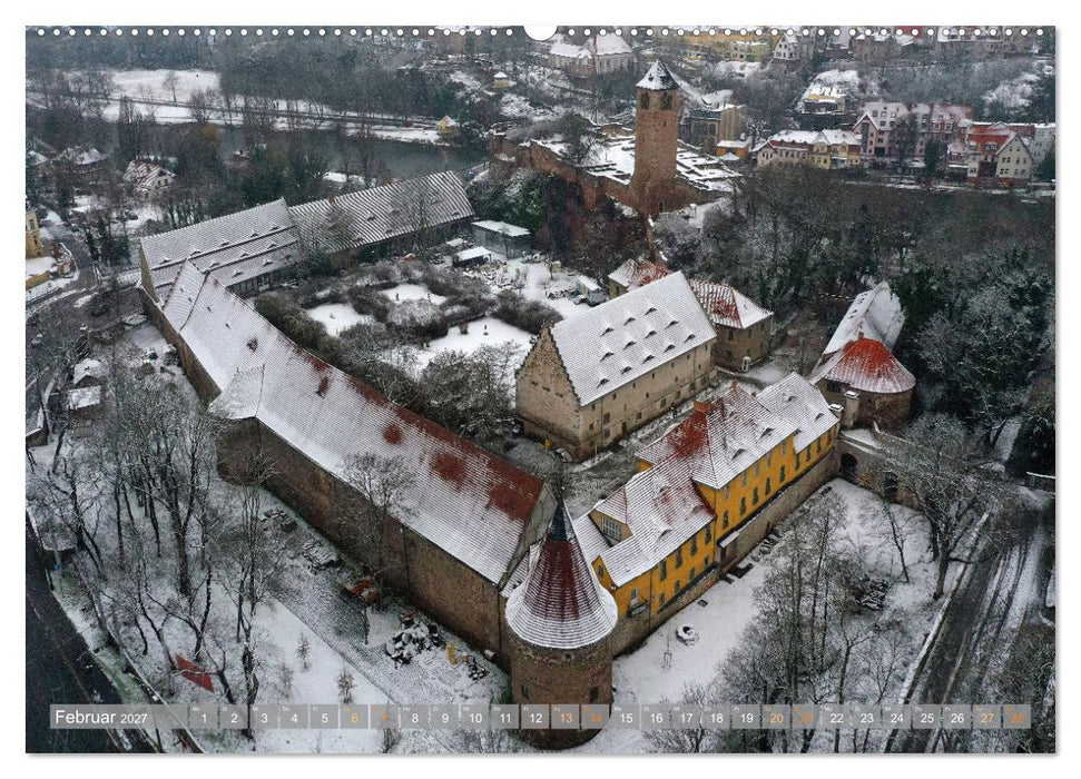 HALLE SAALE GEDROHNT 2027 (CALVENDO Premium Wandkalender 2027)
