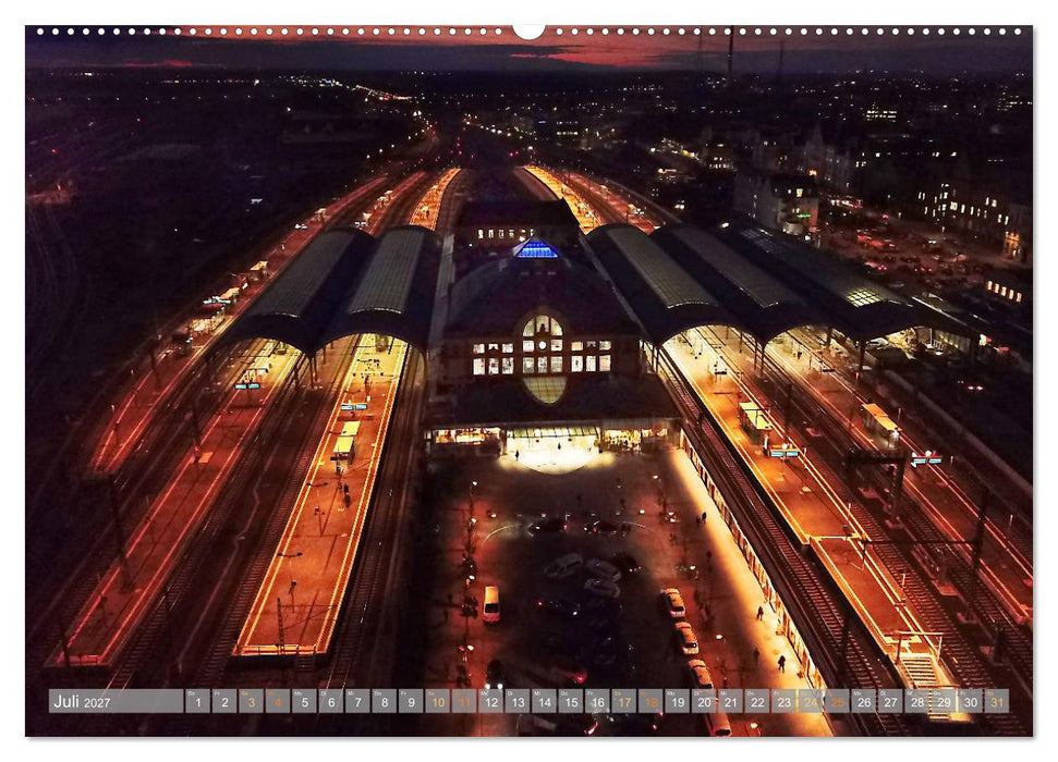 HALLE SAALE GEDROHNT 2027 (CALVENDO Premium Wandkalender 2027)