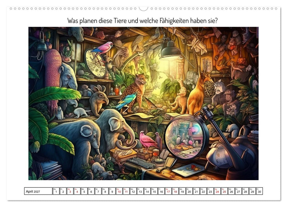 Lauter verrücktes Zeug (CALVENDO Premium Wandkalender 2027)