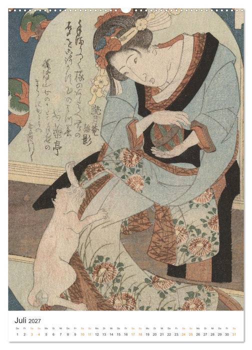 Kimonos und Karpfenmuster (CALVENDO Premium Wandkalender 2027)