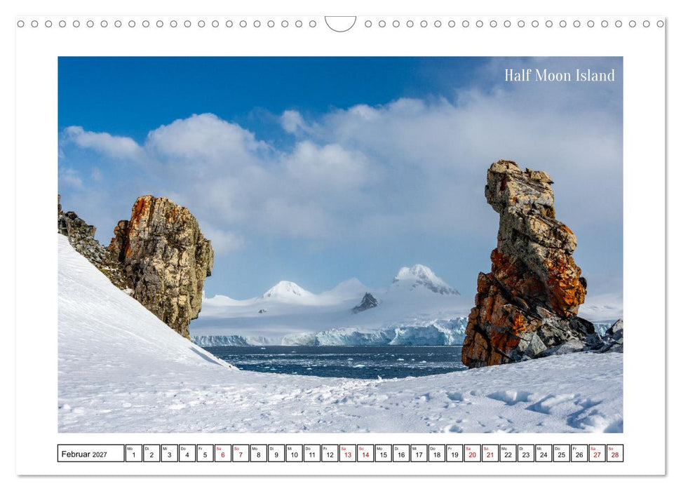 Die Antarktis - Eis, Meer und wilde Tiere (CALVENDO Wandkalender 2027)