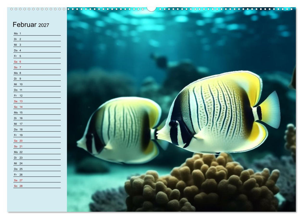 Fischfantasie (CALVENDO Premium Wandkalender 2027)