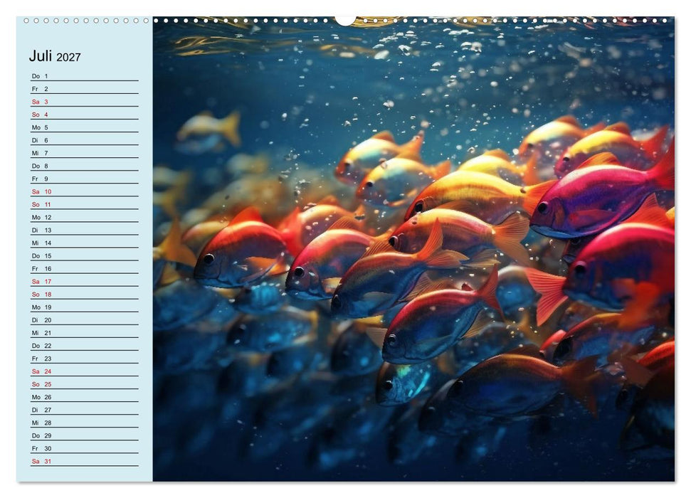 Fischfantasie (CALVENDO Premium Wandkalender 2027)