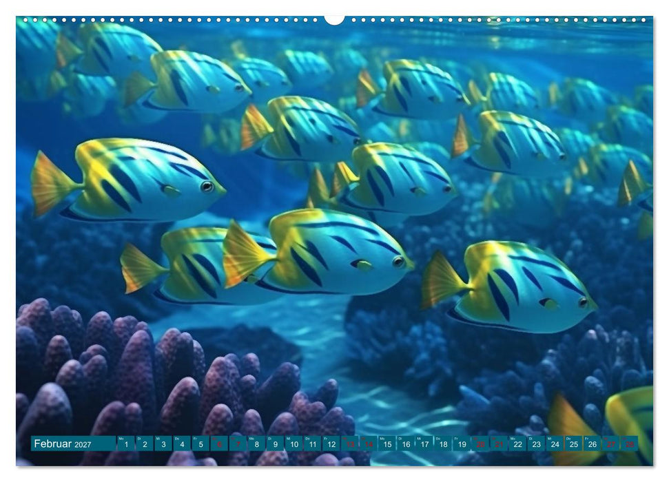Fantasie bei die Fische! (CALVENDO Premium Wandkalender 2027)