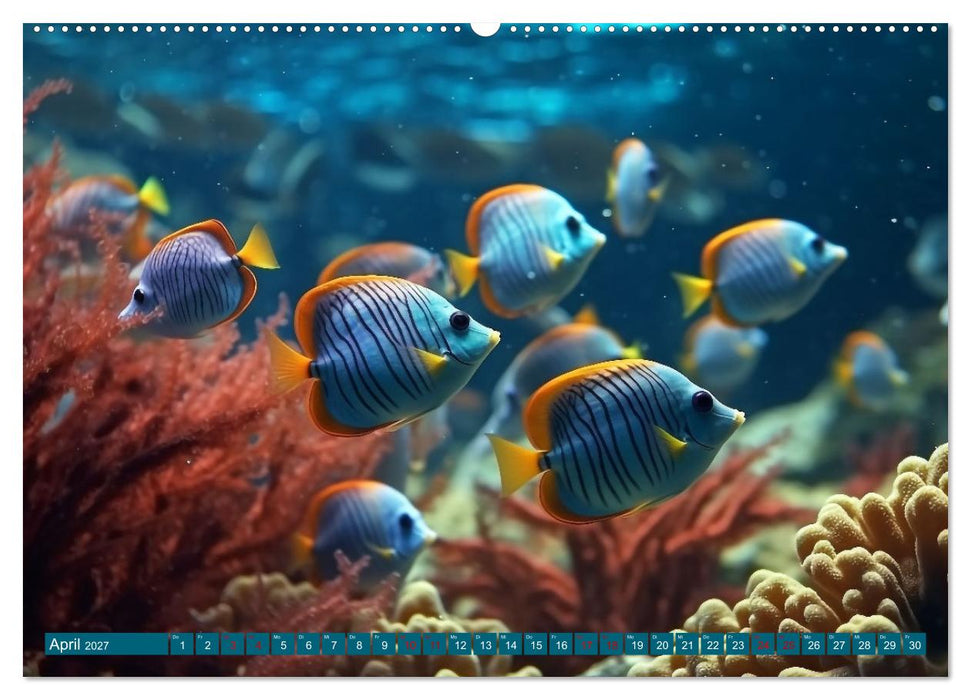 Fantasie bei die Fische! (CALVENDO Premium Wandkalender 2027)