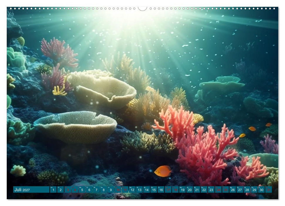 Fantasie bei die Fische! (CALVENDO Premium Wandkalender 2027)