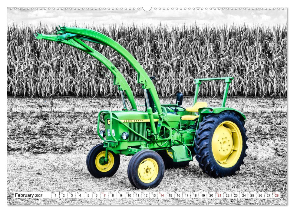 Tractors from past times (CALVENDO Monthly Calendar 2027)