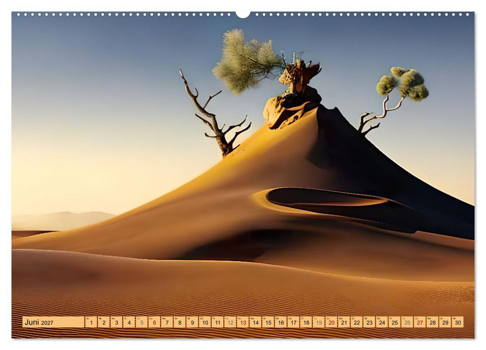 Die Wüste - Kulisse der Fantasie (CALVENDO Wandkalender 2027)