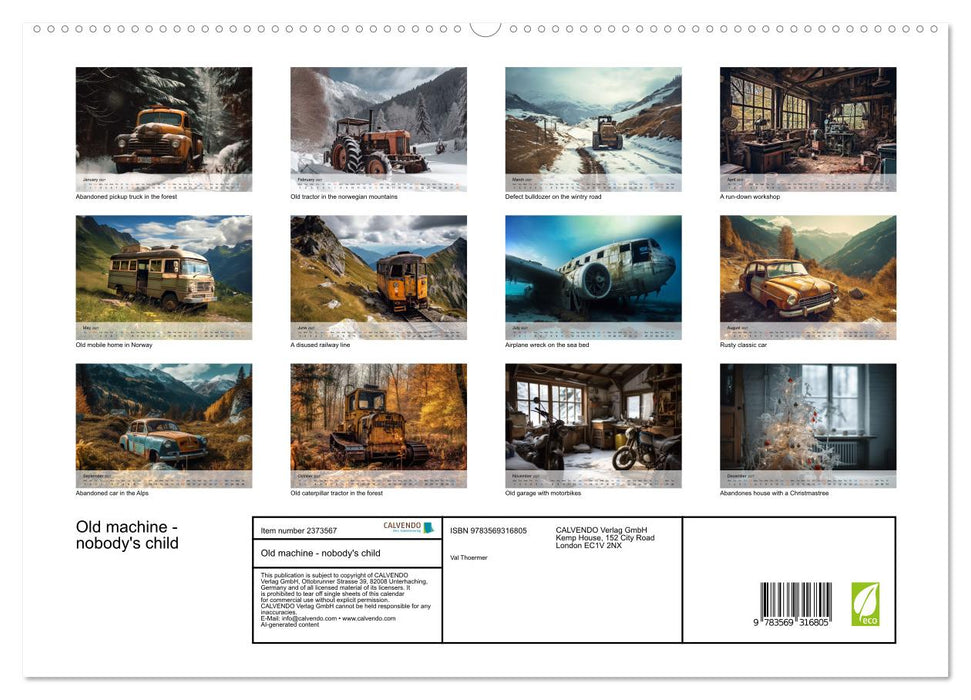 Old machine - nobody's child (CALVENDO Premium-Calendar 2027)