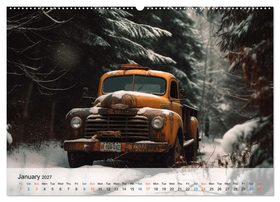 Old machine - nobody's child (CALVENDO Premium-Calendar 2027)