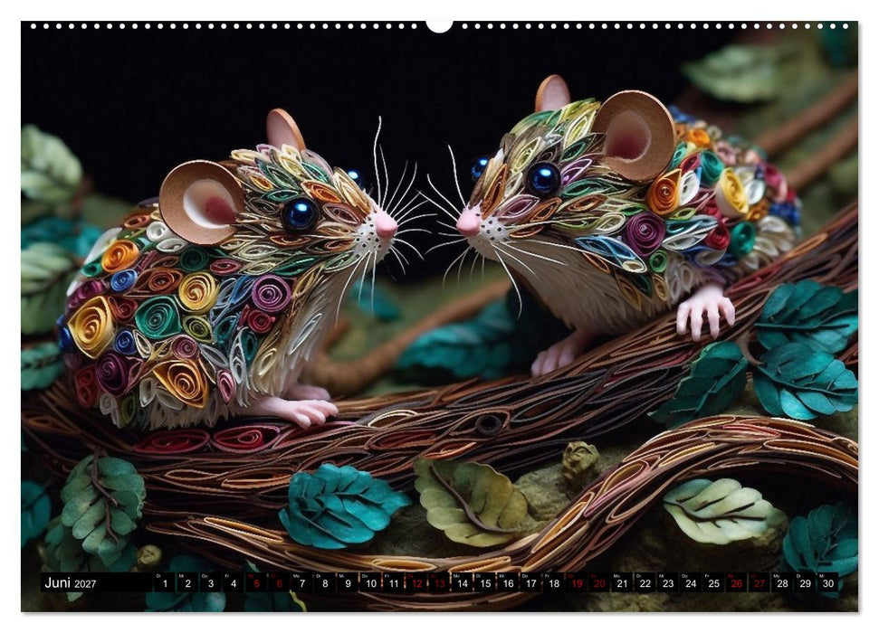 Quilling Inspirationen (CALVENDO Wandkalender 2027)