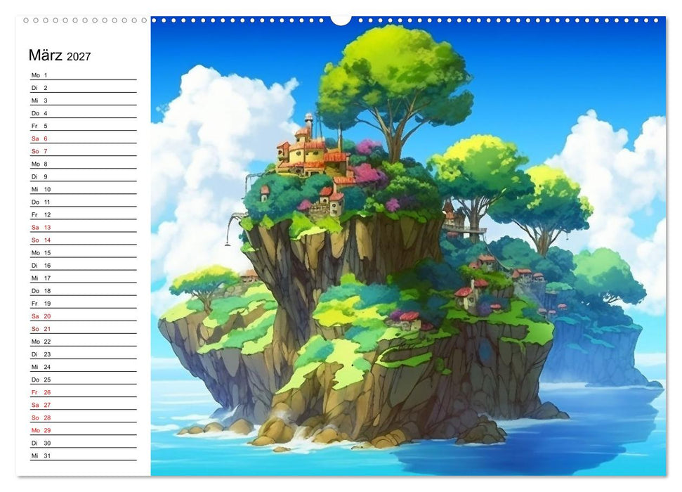 Anime Traumwelten (CALVENDO Wandkalender 2027)