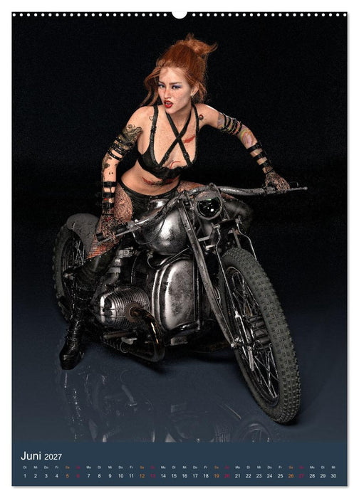 Tattooed Girls and Bikes (CALVENDO Wandkalender 2027)