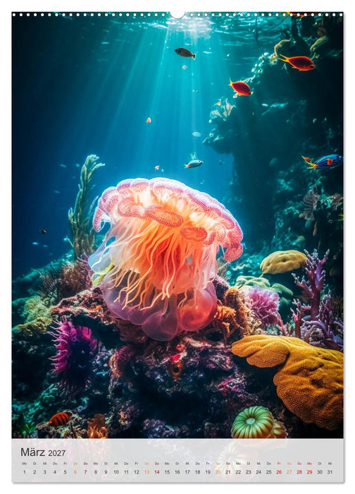 Fantastische Unterwasserwelt (CALVENDO Premium Wandkalender 2027)