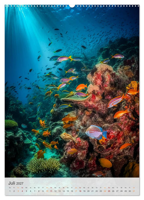 Fantastische Unterwasserwelt (CALVENDO Premium Wandkalender 2027)