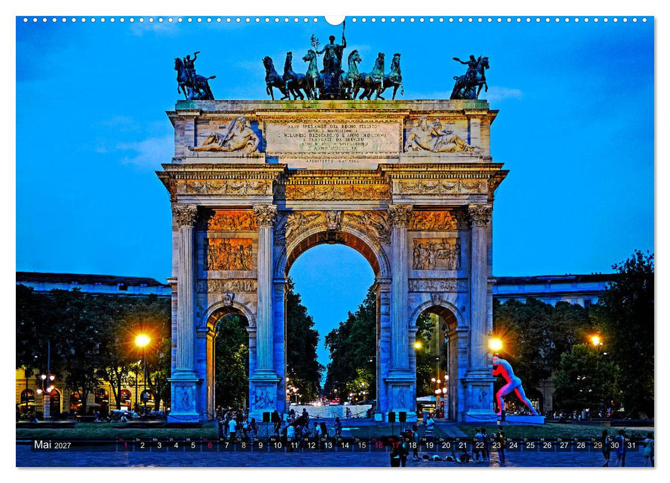 One Day Mailand (CALVENDO Wandkalender 2027)