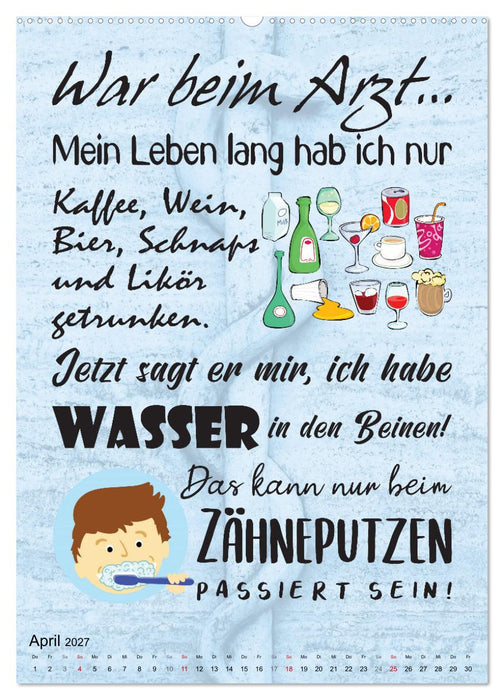 Spaß im Wartezimmer (CALVENDO Premium Wandkalender 2027)