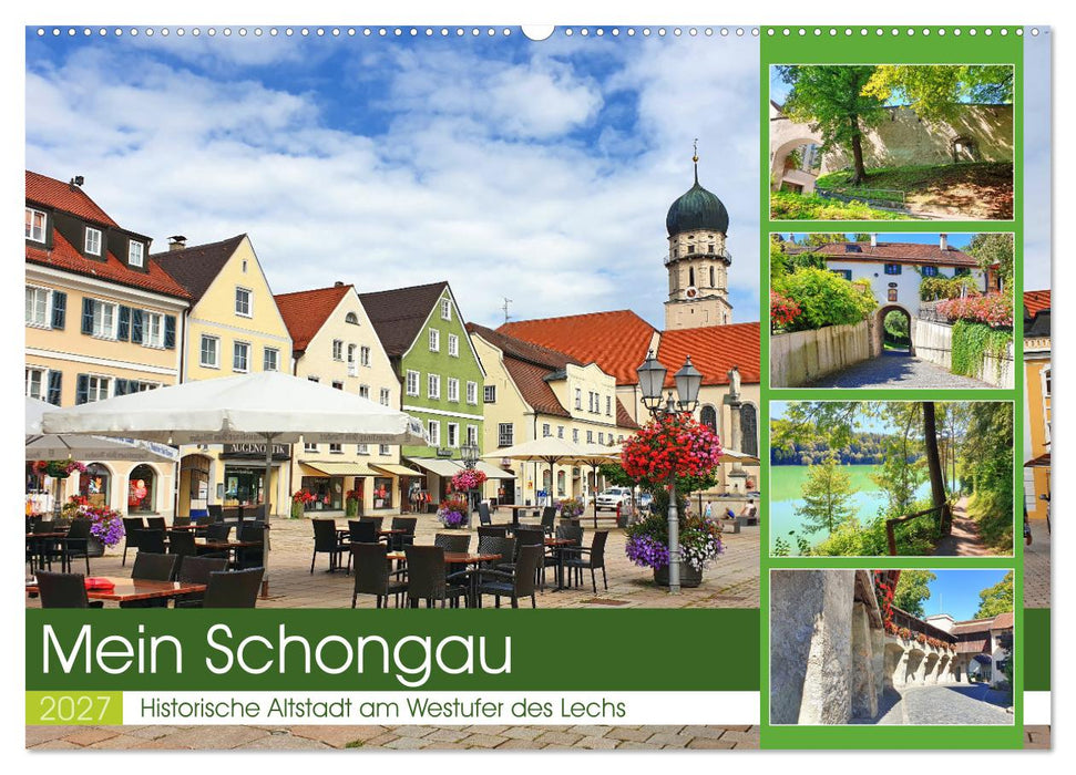 Mein Schongau - Historische Altstadt am Westufer des Lechs (CALVENDO Wandkalender 2027)