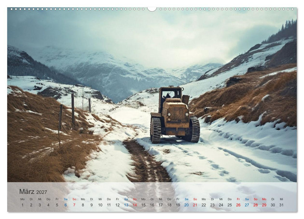 Alte Maschinen - verlassene Lieblinge (CALVENDO Wandkalender 2027)