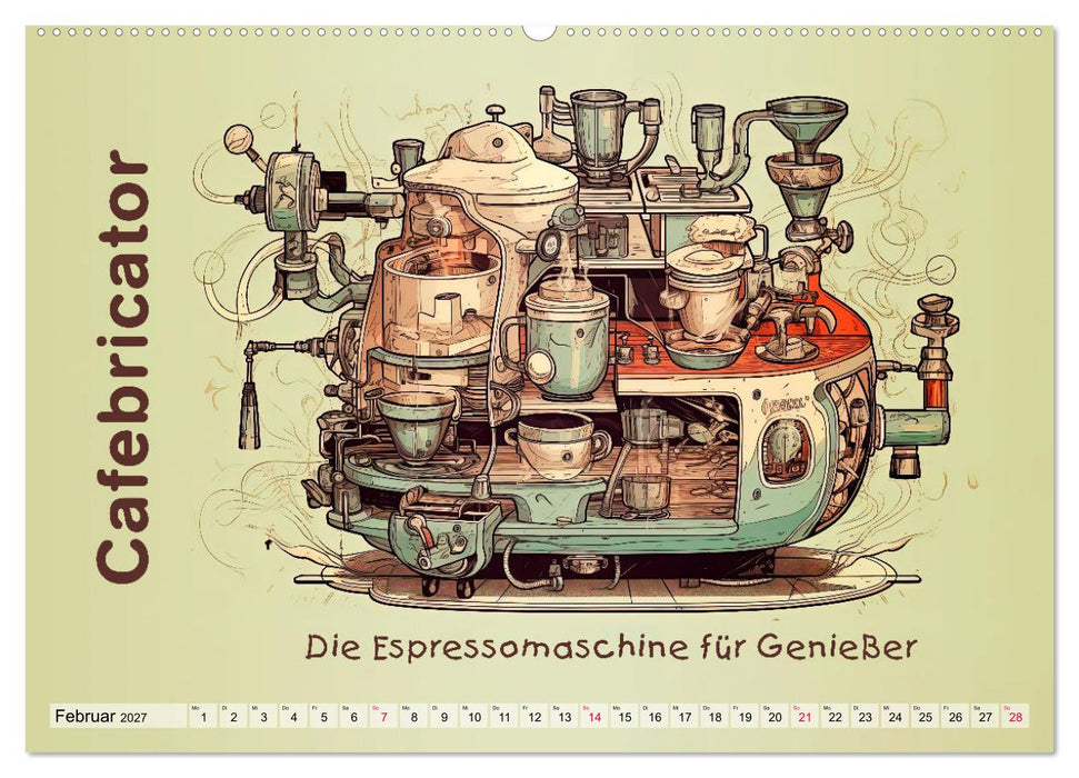 Gastronomatron - Fantasie in der Küche (CALVENDO Wandkalender 2027)