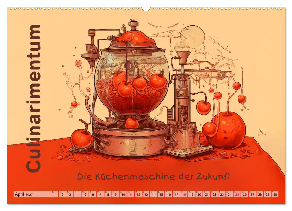 Gastronomatron - Fantasie in der Küche (CALVENDO Wandkalender 2027)