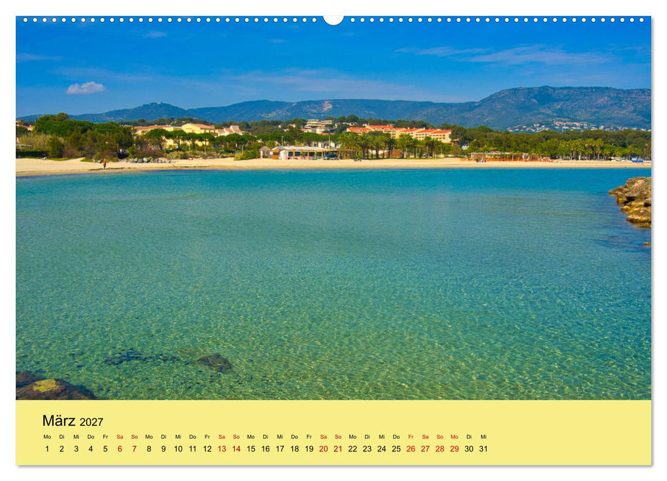 Naturparadiese an der Côte d'Azur (CALVENDO Wandkalender 2027)