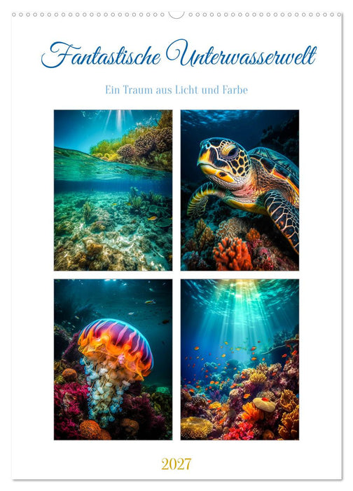 Fantastische Unterwasserwelt (CALVENDO Wandkalender 2027)