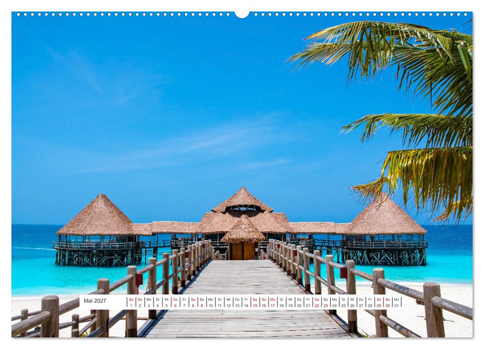 Sansibar - Sonne, Sand, Meer (CALVENDO Premium Wandkalender 2027)