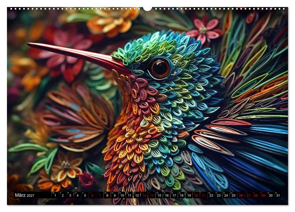 Quilling Inspirationen (CALVENDO Premium Wandkalender 2027)